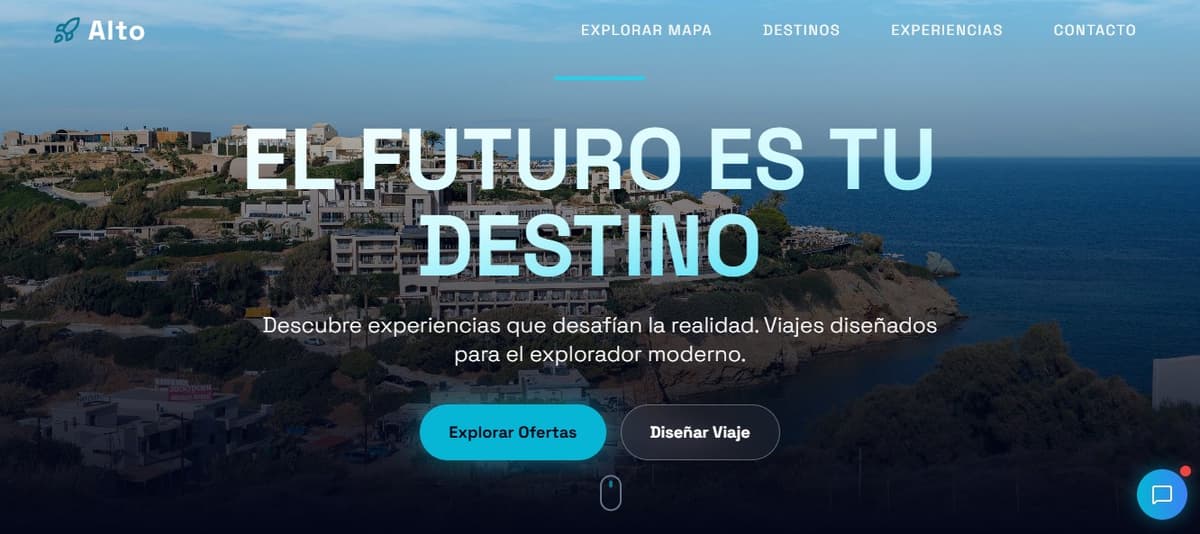 Plataforma de viajes diseñados para viajar con comodidad y seguridad.